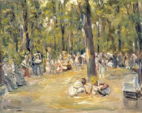 Max Liebermann Kinderspielplatz im Berliner Tiergarten France oil painting art